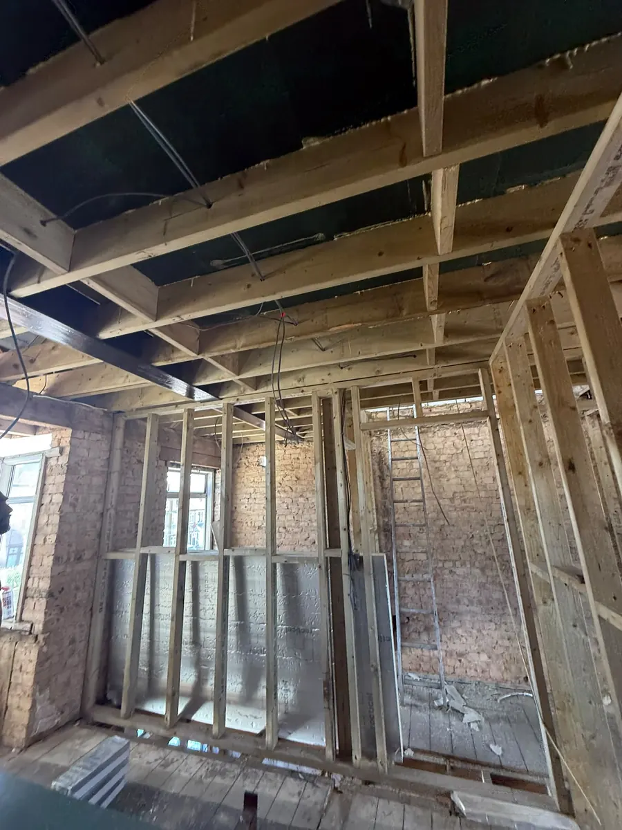 Roof structure going in on a loft conversion
